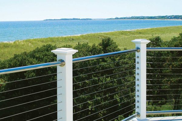 Cable Railing on Oceanfront