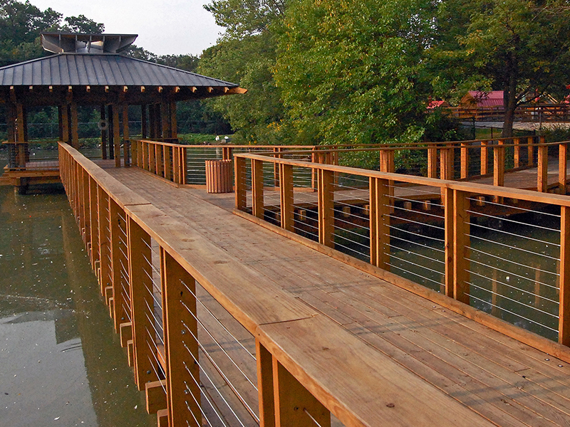 Cable Railing Over Water