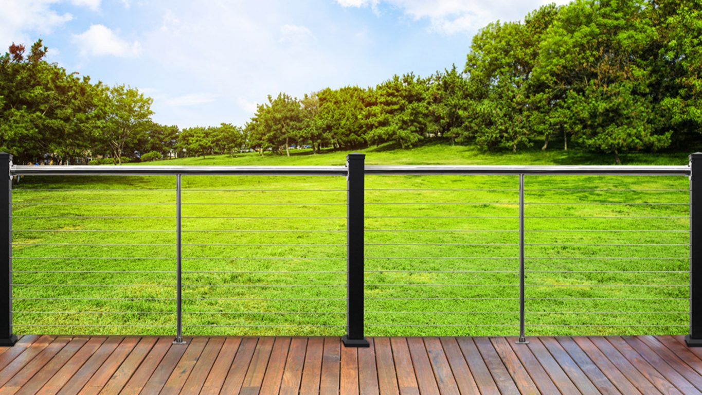 Cable Railing System in Field