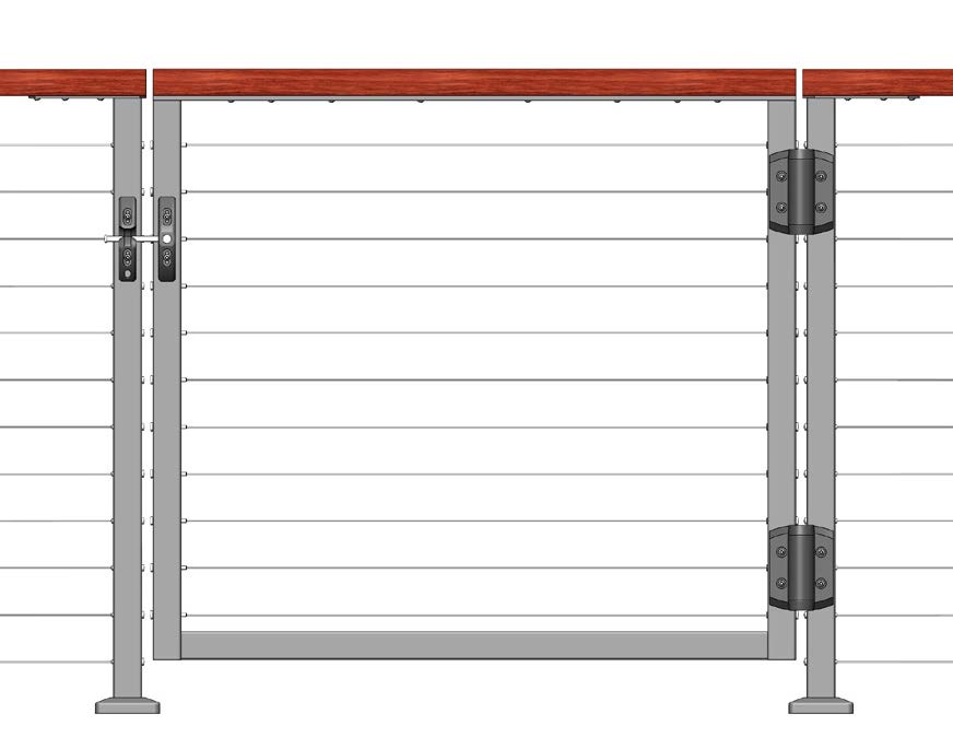 Cable Railing Gate for Spectrum System