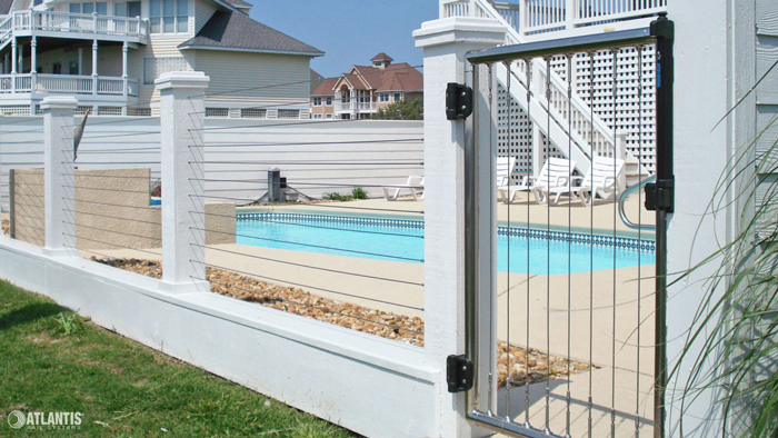 Seamless Gate Options for Cable Railings.