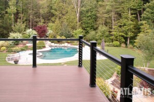 Cable Railing System Near a Pool