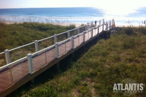 Cable Railing System on Boardwalk