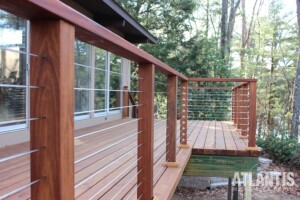 Cable Railing System on Wood Deck