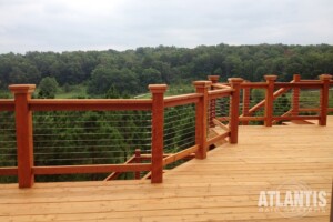 Cable Railing with Forest View