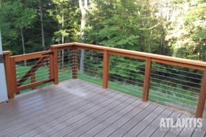 Cable Railing with a Gate