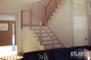 Stainless Cable Railing on Stairs