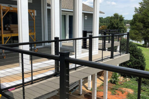 Deck with Cable Rail