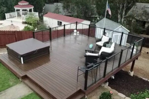 Outdoor Living with Cable Railing